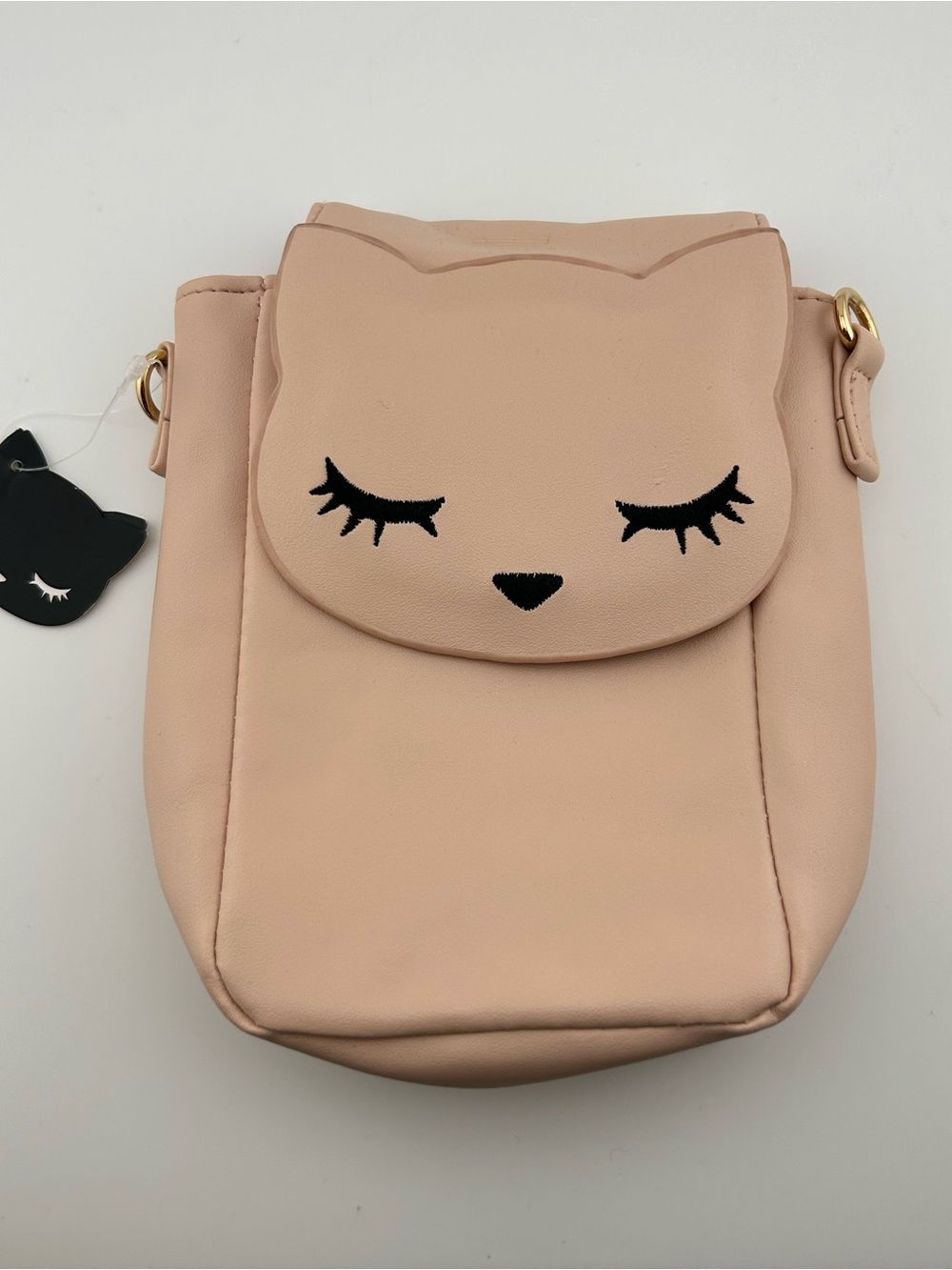 NWT Osumashi Pooh-Chan Kawaii Cat Crossbody Purse Pink Japanese Bag NO STRAP